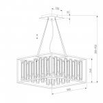Подвесная люстра Bogates 312/6 Strotskis Cella
