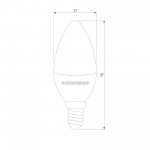 Светодиодная лампа "Свеча" C37 6W 6500K E14 BLE1423 Elektrostandard