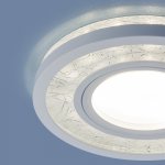 Светильник встраиваемый белый / серебро 7020 MR16 Elektrostandard