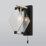 Настенный светильник Eurosvet 60116/1 черный Aragon