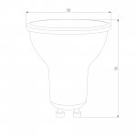 Светодиодная лампа JCDR 9W 6500K GU10 BLGU1004 Elektrostandard