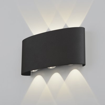 

Уличный настенный светодиодный светильник 1551 TECHNO LED TWINKY TRIO черный 1551 TECHNO LED черный Elektrostandard, 1551 TECHNO LED