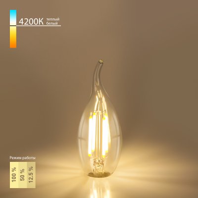 

Филаментная светодиодная лампа Dimmable 5W 4200K E14 BL159 Elektrostandard, BL159