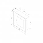 Подсветка для лестниц MRL LED 1103 чёрный Elektrostandard