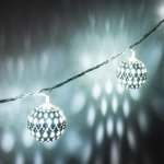 Гирлянда нить хром перламутровый с эффектом мерцания 2,8м IP20 400-003 Eurosvet