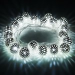 Гирлянда нить хром перламутровый с эффектом мерцания 2,8м IP20 400-003 Eurosvet