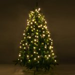 Гирлянда занавес на ель теплый белый 0,45*1,5м IP20 200-003 Eurosvet