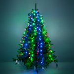 Гирлянда занавес на ель мульти 0,45*1,5м IP20 200-003 Eurosvet