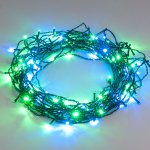 Гирлянда занавес на ель мульти 0,45*1,5м IP20 200-003 Eurosvet