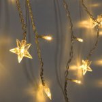 Гирлянда бахрома теплый белый 1,8*0,5м IP20 100-002 Eurosvet