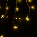 Гирлянда бахрома теплый белый 1,8*0,5м IP20 100-002 Eurosvet