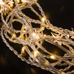 Гирлянда бахрома теплый белый 1,8*0,5м IP20 100-002 Eurosvet