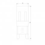 Светодиодная лампа JCD 5W 220V 4200К G9 BLG909 Elektrostandard