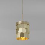 Подвесной светильник с металлическим абажуром Bogates 317/1 Corazza