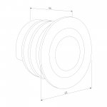 Подсветка для лестниц и дорожек MRL LED 1107 алюминий Elektrostandard