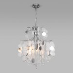 Подвесная люстра с декором из фактурного стекла Eurosvet 320/5 Bolla