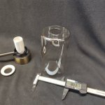 Плафон стекло внешнее янтарное 80*145мм E14 (31мм посадка) Евро 70115 / 50115 Amado