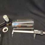 Плафон стекло внешнее янтарное 80*145мм E14 (31мм посадка) Евро 70115 / 50115 Amado