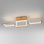 Потолочный светодиодный светильник Eurosvet 90223/3 матовое золото Maya