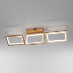 Потолочный светодиодный светильник Eurosvet 90223/3 матовое золото Maya