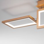 Потолочный светодиодный светильник Eurosvet 90223/3 матовое золото Maya