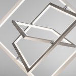 Подвесной светодиодный светильник Eurosvet 90224/3 матовое серебро Maya