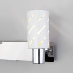 Настенный светильник с поворотными плафонами Eurosvet 20090/2 белый/хром Fente