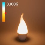 Светодиодная лампа "Свеча на ветру" CA37 8W 3300K E14 BLE1431 Elektrostandard