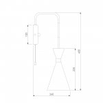Бра в стиле лофт Bogates 316/1 Glustin