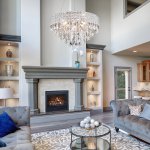 Хрустальная подвесная люстра Eurosvet 10115/5 хром/прозрачный хрусталь Strotskis Kira