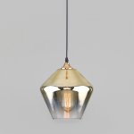 Подвесной светильник со стеклянным плафоном Eurosvet 50198/1 золото Blake