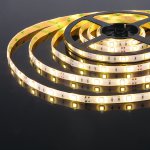 Светодиодная лента Лента светодиодная 12V 7,2W 30Led 5050 IP65 теплый белый, 5м Elektrostandard