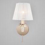 Настенный светильник с абажуром Eurosvet 60114/1 золото Alegria