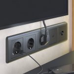 Накладка для розетки HDMI (графит рифленый) Werkel W1196004