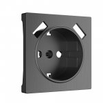 Накладка для розетки USB (графит рифленый) Werkel W1179504