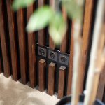 Розетка с заземлением (графит рифленый) W1171004 Werkel