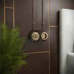 Розетка с заземлением (Бронзовый) ретро W5771012 Werkel