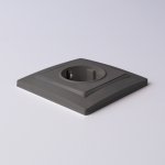 Розетка с заземлением и шторками (серо-коричневый) Werkel W1171107