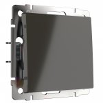 Выключатель одноклавишный (серо-коричневый) Werkel W1110007