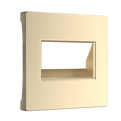 Накладка для двойной розетки Еthernet RJ-45 (шампань) Werkel W1191111