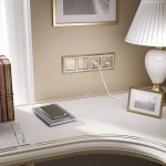 Накладка для USB розетки (шампань) Werkel W1179511