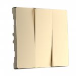 Набор клавиш для выключателя трехклавишного (шампань) Werkel W1139011