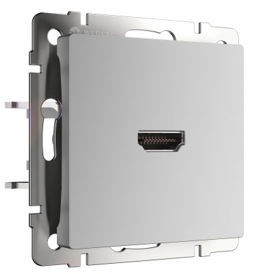 W1186006/ Розетка HDMI (серебряный) W1186006