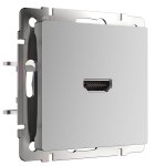 W1186006/ Розетка HDMI (серебряный) W1186006