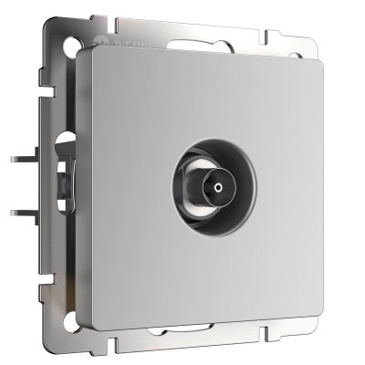 W1183006/ ТВ-розетка оконечная (серебряный) W1183006