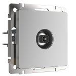 W1183006/ ТВ-розетка оконечная (серебряный) W1183006