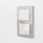 Рамка на 2 поста (дымчатый,стекло) W0021117 Werkel