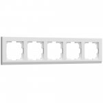 Рамка на 5 постов (белый) W0051801 Werkel