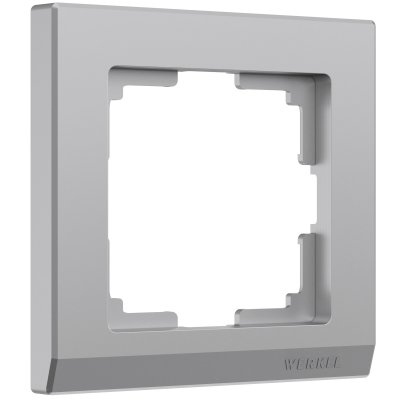 

Рамка на 1 пост (серебряный) W0011806 Werkel, W0011806