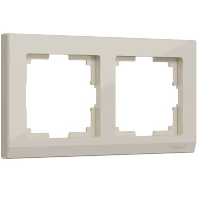 

Рамка на 2 поста (слоновая кость) W0021803 Werkel, W0021803